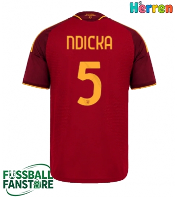 AS Roma Evan Ndicka #5 Replik Heimtrikot 2026-27 Kurzarm